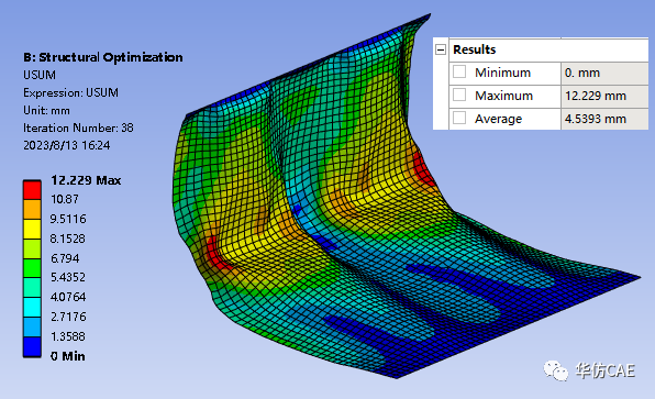 ANSYS结构优化模块的形貌优化功能实例的图14