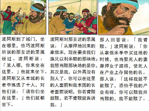 旧约圣经图表——路得记(图19)