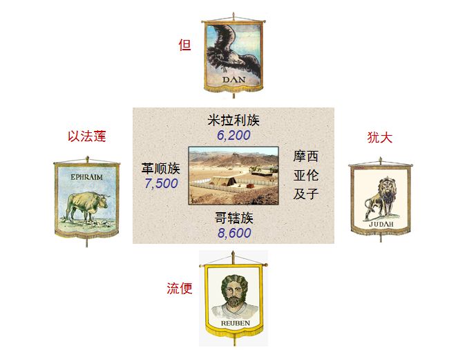 旧约圣经图表——民数记(图8)