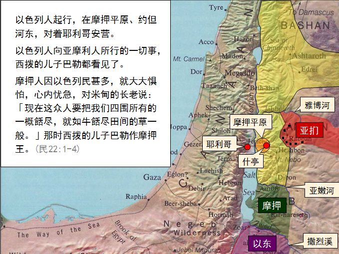 旧约圣经图表——民数记(图42)