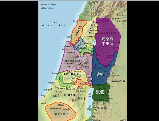 旧约圣经图表——民数记(图51)