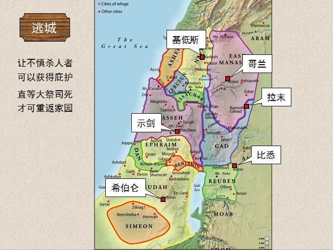 旧约圣经图表——民数记(图55)