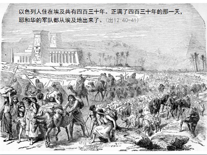 旧约圣经图表——出埃及记(图17)