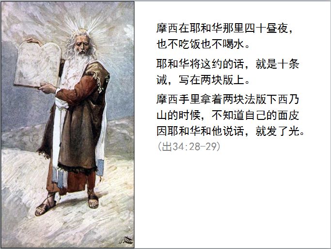 旧约圣经图表——出埃及记(图34)