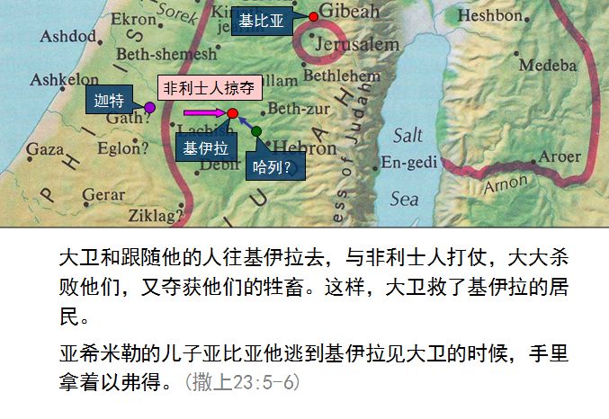 旧约圣经图表——撒母耳记上(图67)