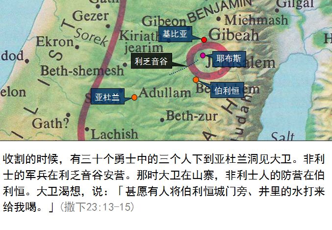 旧约圣经图表——撒母耳记下(图39)