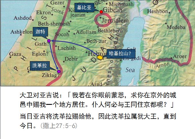 旧约圣经图表——撒母耳记上(图76)