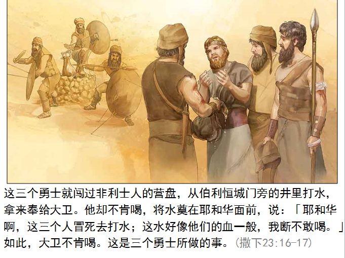 旧约圣经图表——撒母耳记下(图40)