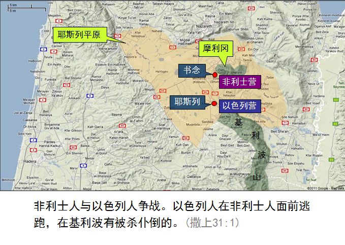 旧约圣经图表——撒母耳记上(图79)