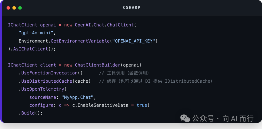 Csharp code block