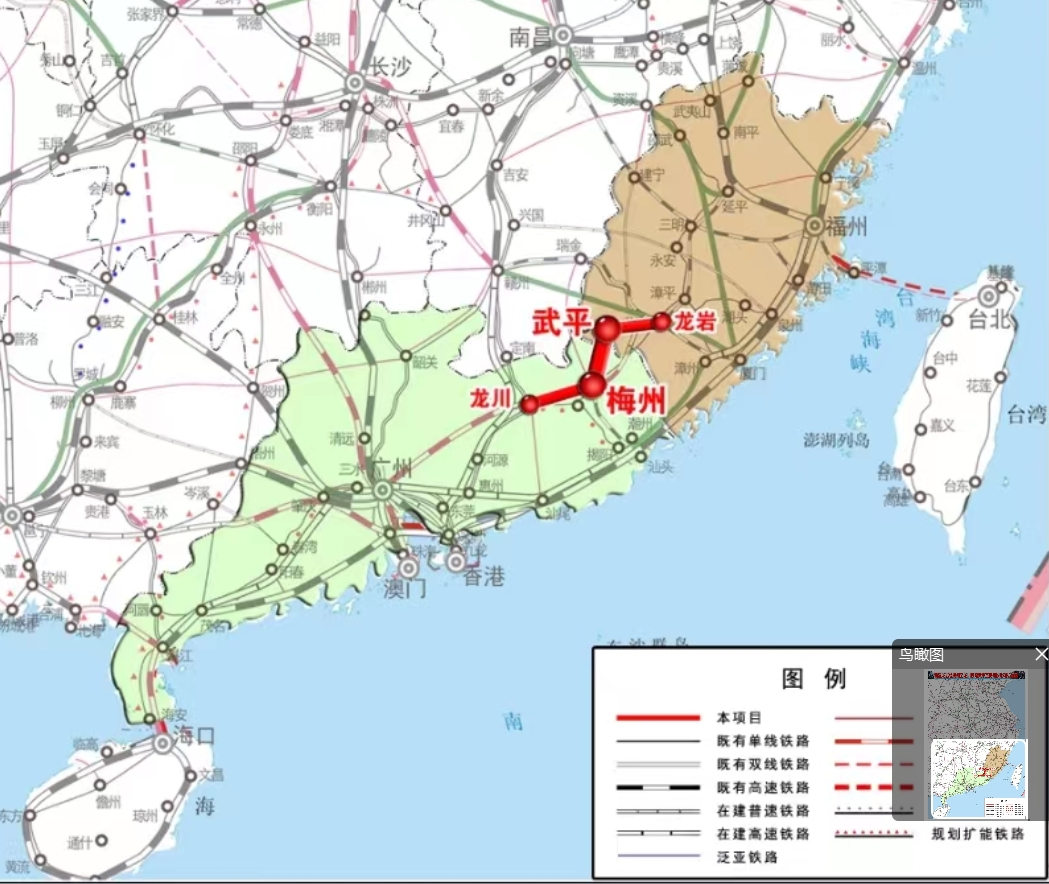 梅龙高铁线路图图片