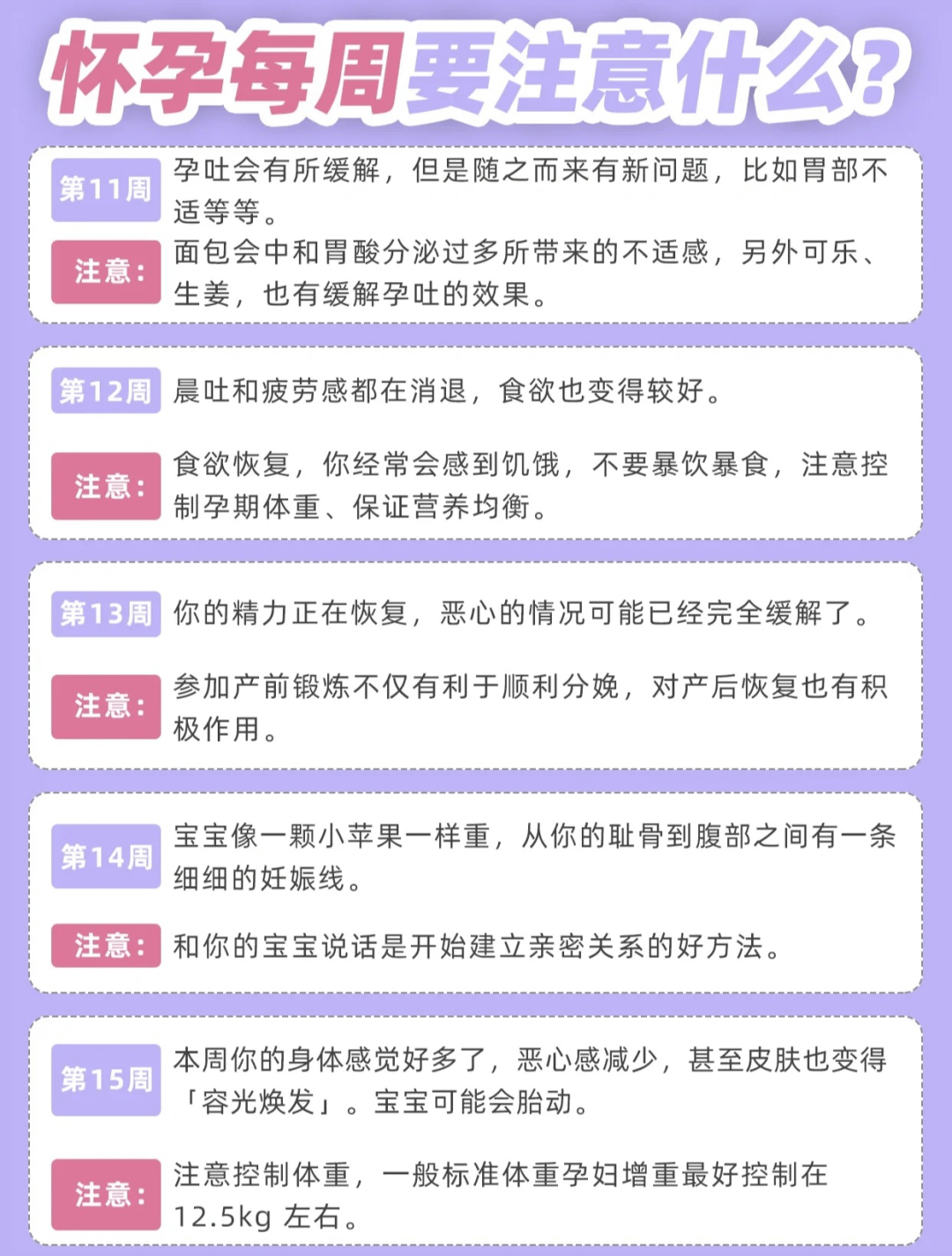 怀孕后1 40周的胎儿情况 身体变化和注意事项 孕妈对照自查 热点讯息网