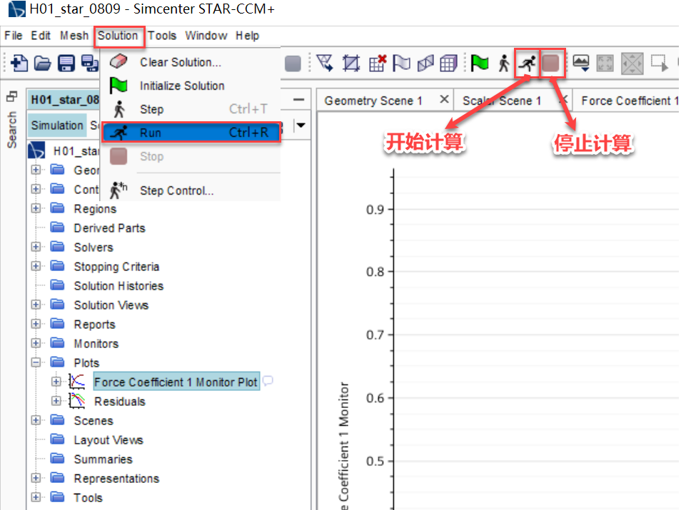 Star CCM+案例—对称钝状体的跨声速风洞流场-02的图15