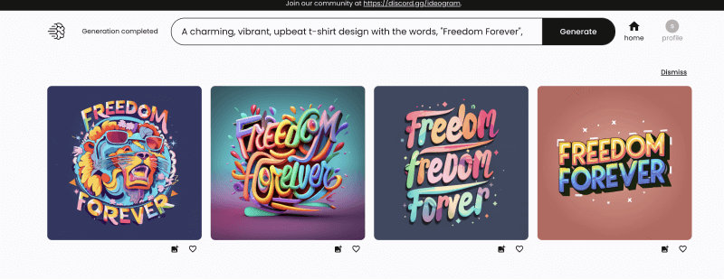 新生成式AI工具Ideogram,文字生成功能强大