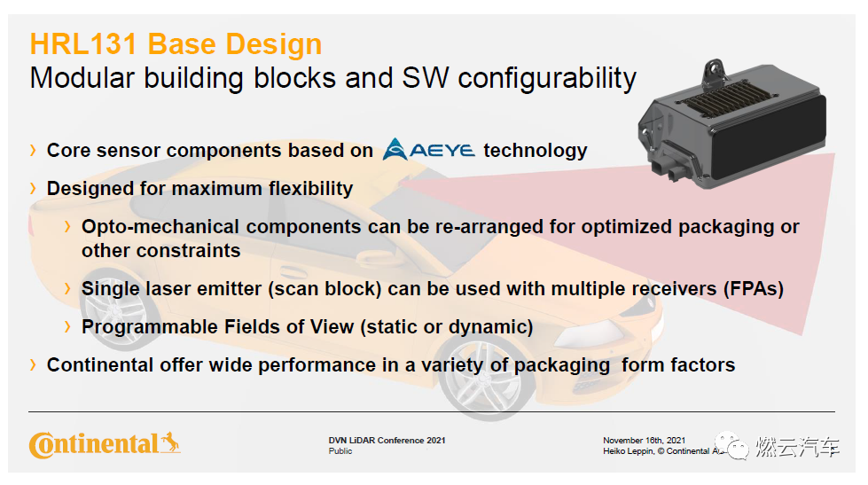 大陆汽车前装车载激光雷达介绍的图5