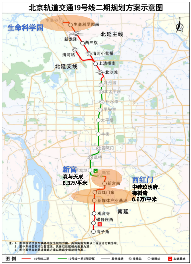 北京地铁3/17/19/22号地铁又有进展!与北京哪些新房有关?