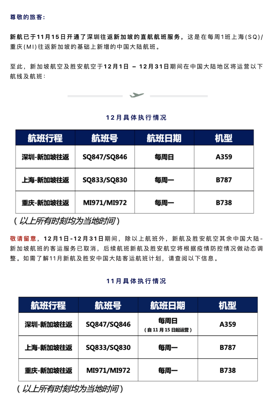 2月国际航班航线汇总更新！内附冬季航季信息+双阴性检测新规"