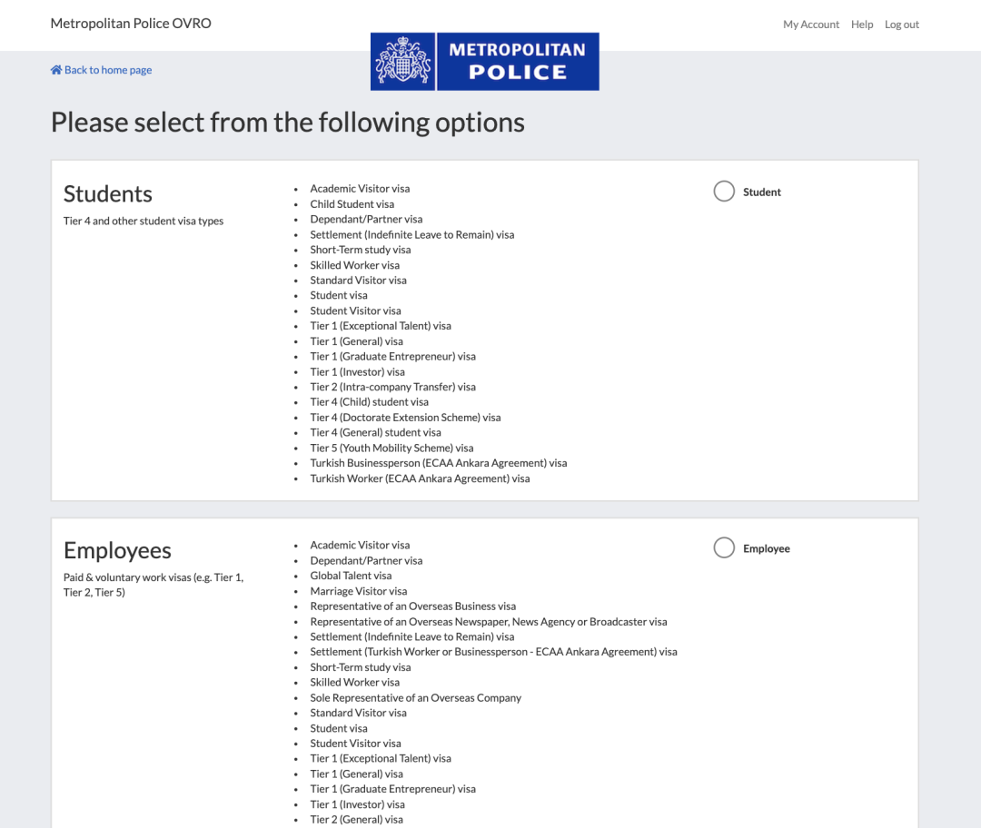 英国各地警察局恢复注册啦！伦敦警局OVRO新注册系统全指南