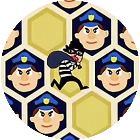 警察抓小偷包围