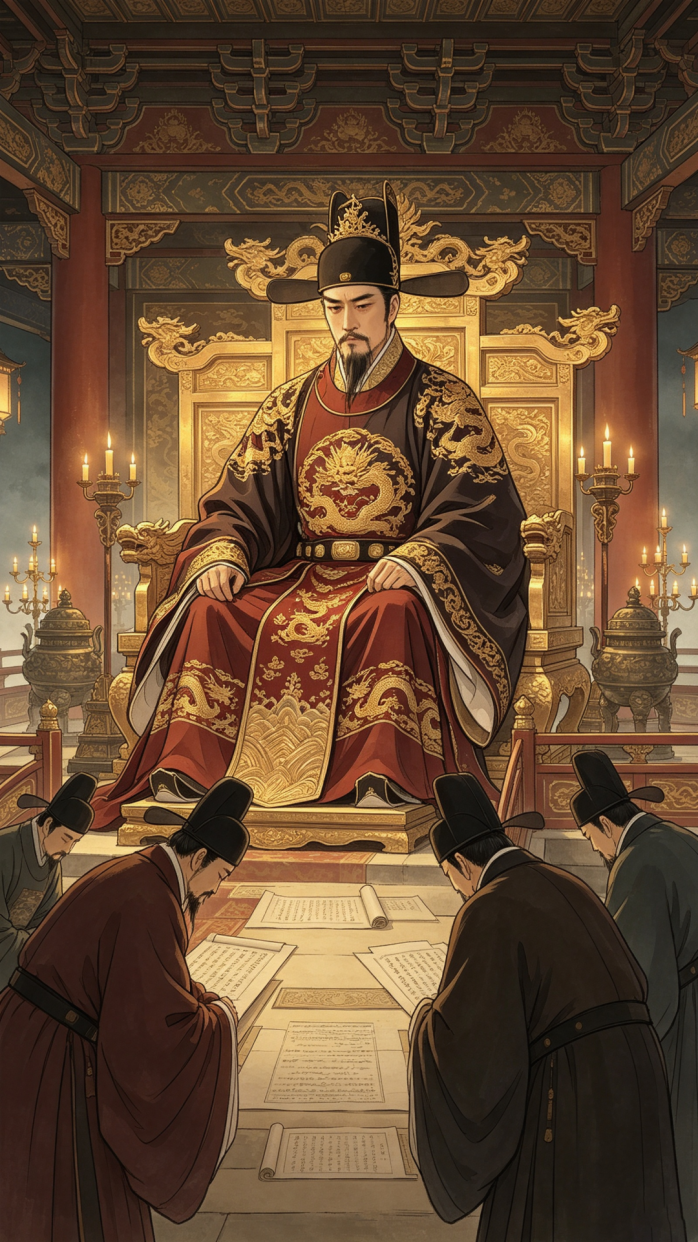 大明王朝嘉靖皇帝古风插画.png