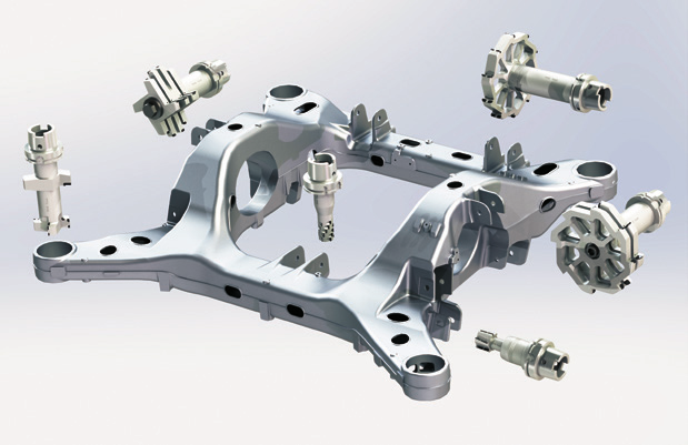 展品3：副车架加工方案