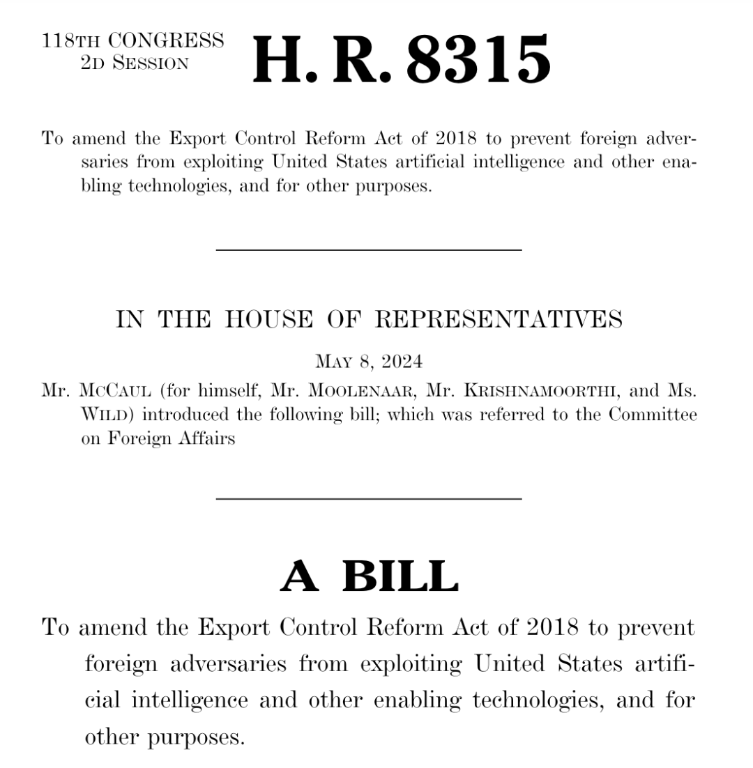 美国AI禁令法案将影响H-1B持有人？