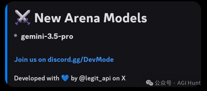 LM Arena 出现 gemini-3.5-pro