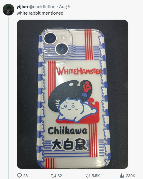 White Rabbit 1959 Milk Candy Goes Viral on X with 6M Views