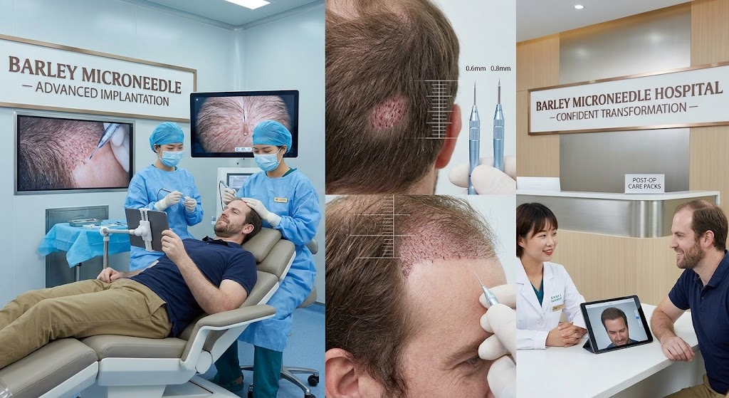 Mid-Autumn & National Day Hair Transplant Deal ： Barley Microneedle, No Shave
