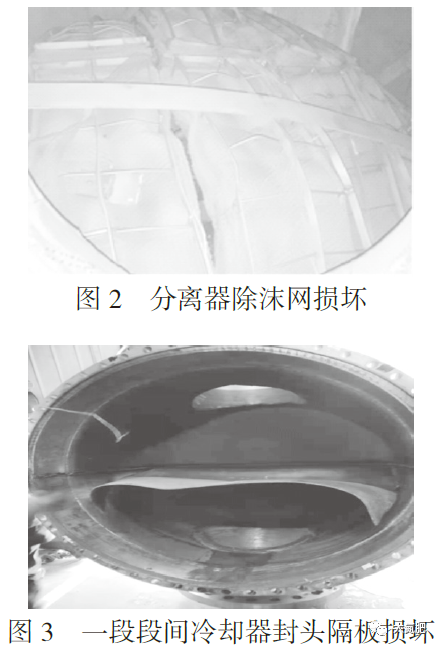 二氧化碳压缩机段间冷却器和分离器及管道内气体发生闪爆原因分析的图2