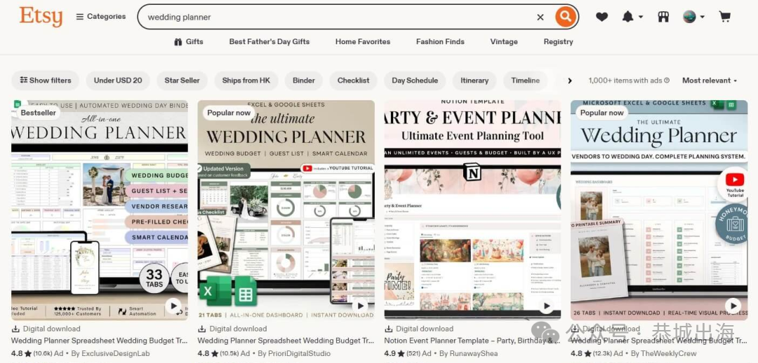 Etsy婚礼请柬模板出海教程：Canva制作一套卖10美元，买家自助改名字日期