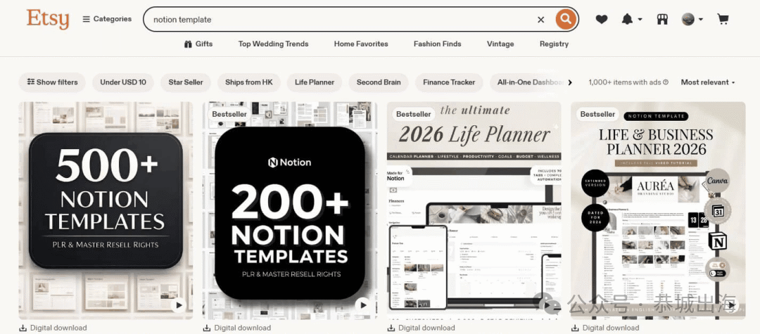 Notion模板副业怎么做 海外卖模板赚美元 从选题到上架完整流程