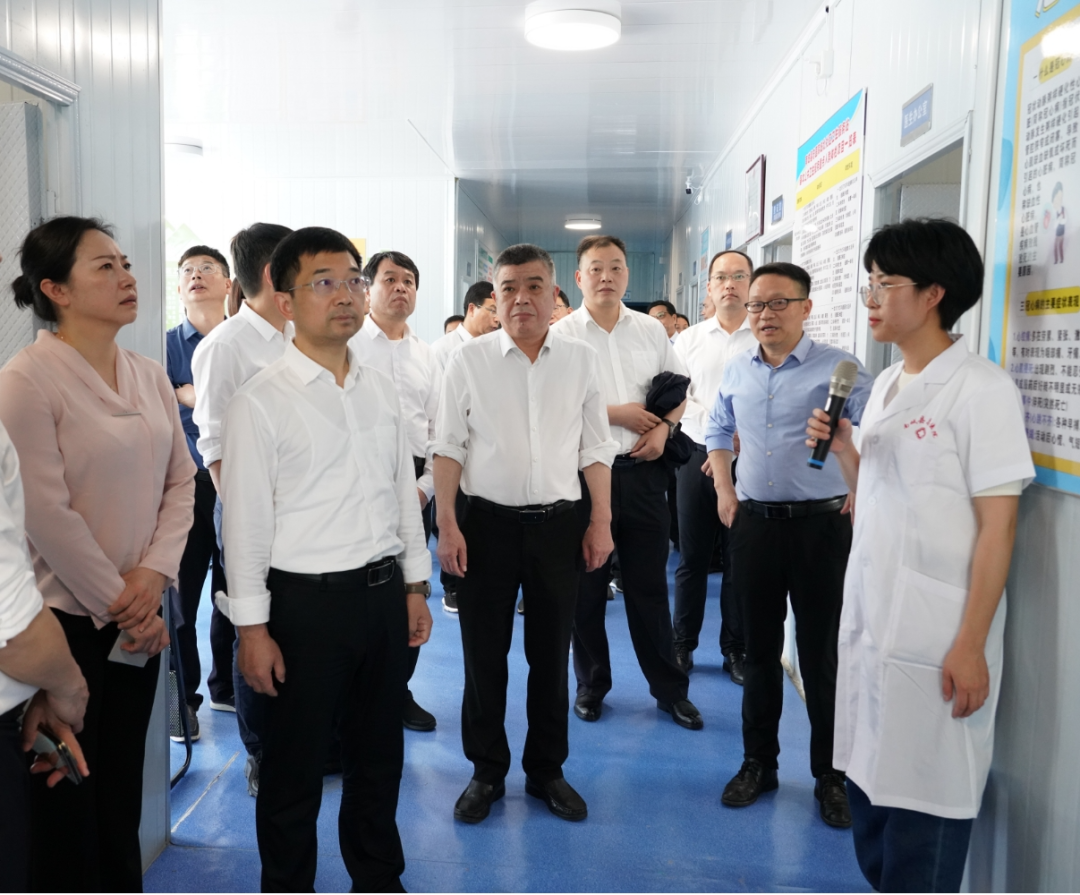 南城县总医院建昌分院和南城县总医院人民医院院区进行了现场参观