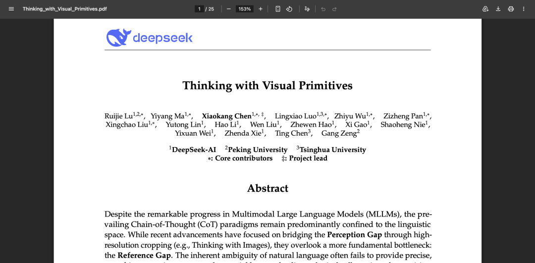 Thinking with Visual Primitives 论文首页