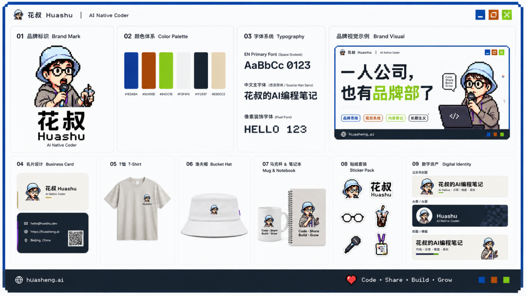 我的花叔品牌指南