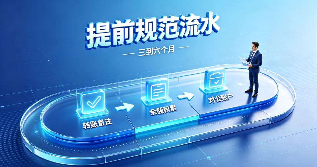 企业需提前规范交易流水