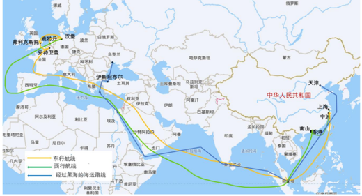 图二十二:海运路线来源:百度地图,兴业证券俄乌冲突激化之后,俄罗斯和