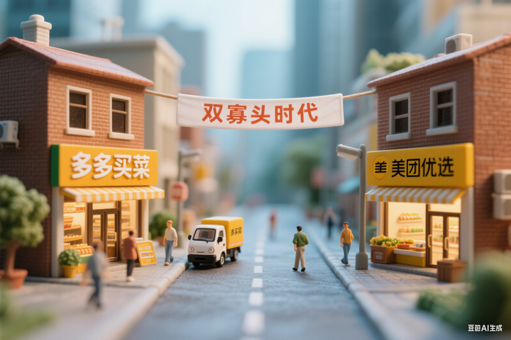縣域市場雙雄爭霸：美團優選智能配送攻堅vs多多買菜B端深耕，誰能笑到最后？