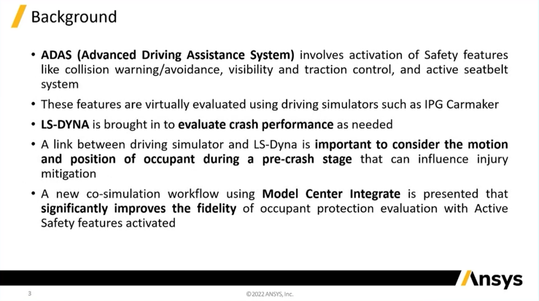 使用LS-DYNA/CarMaker/Model Center联合仿真方法进行ADAS事件前后的汽车乘员保护的图2