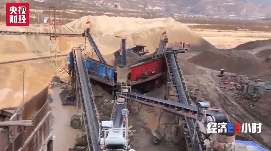 燃爆了（陕西渭河采砂）渭河挖沙子临潼，(图4)