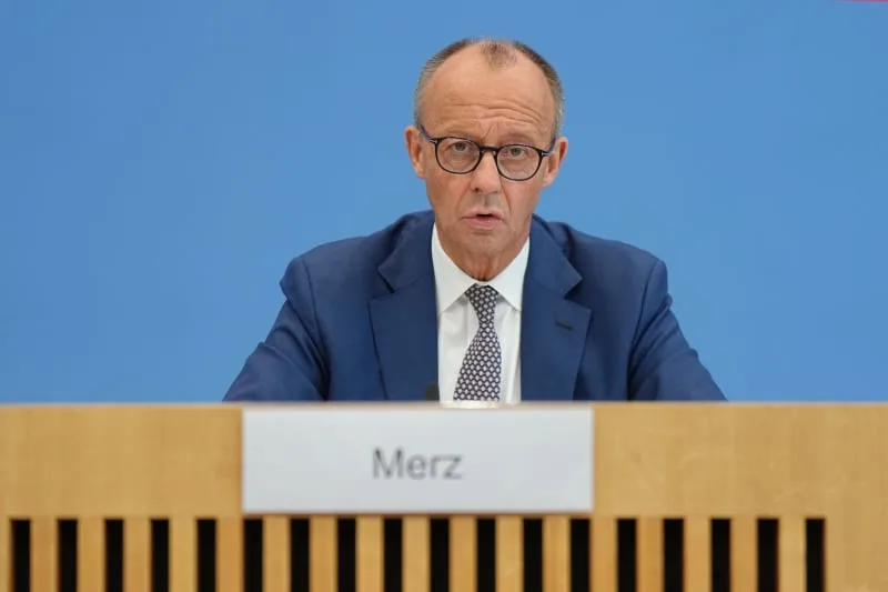 △德国总理默茨（资料图）