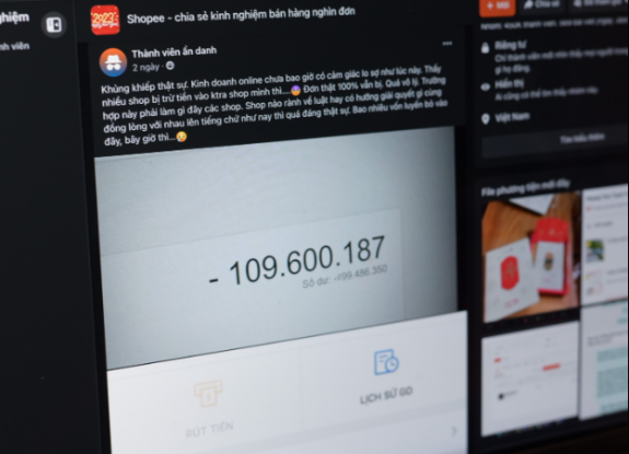 Shopee卖家们账户资金遭遇财务新难题