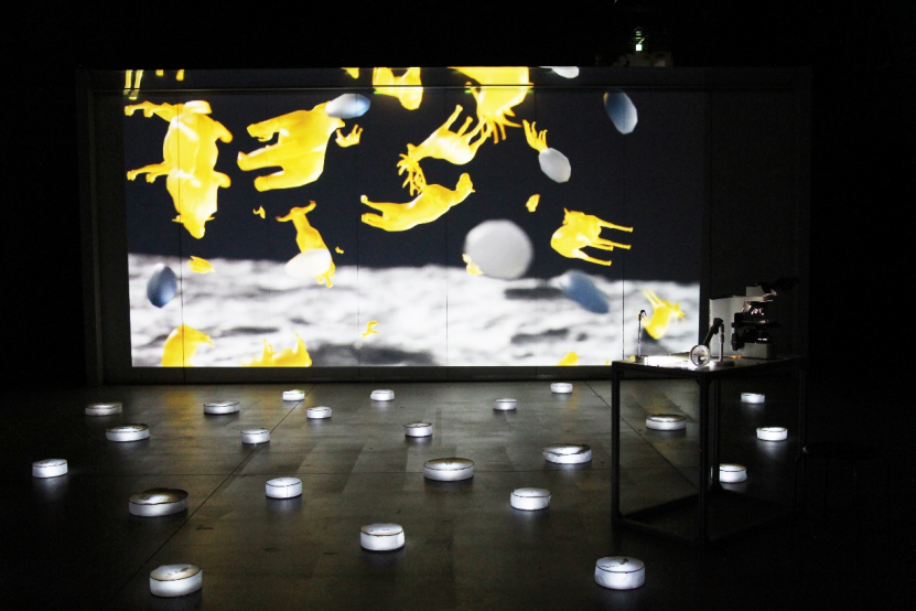 當(dāng)微納制造碰撞藝術(shù)創(chuàng)造，摩方贊助的微縮版諾亞方舟登月藝術(shù)展正在日本展出