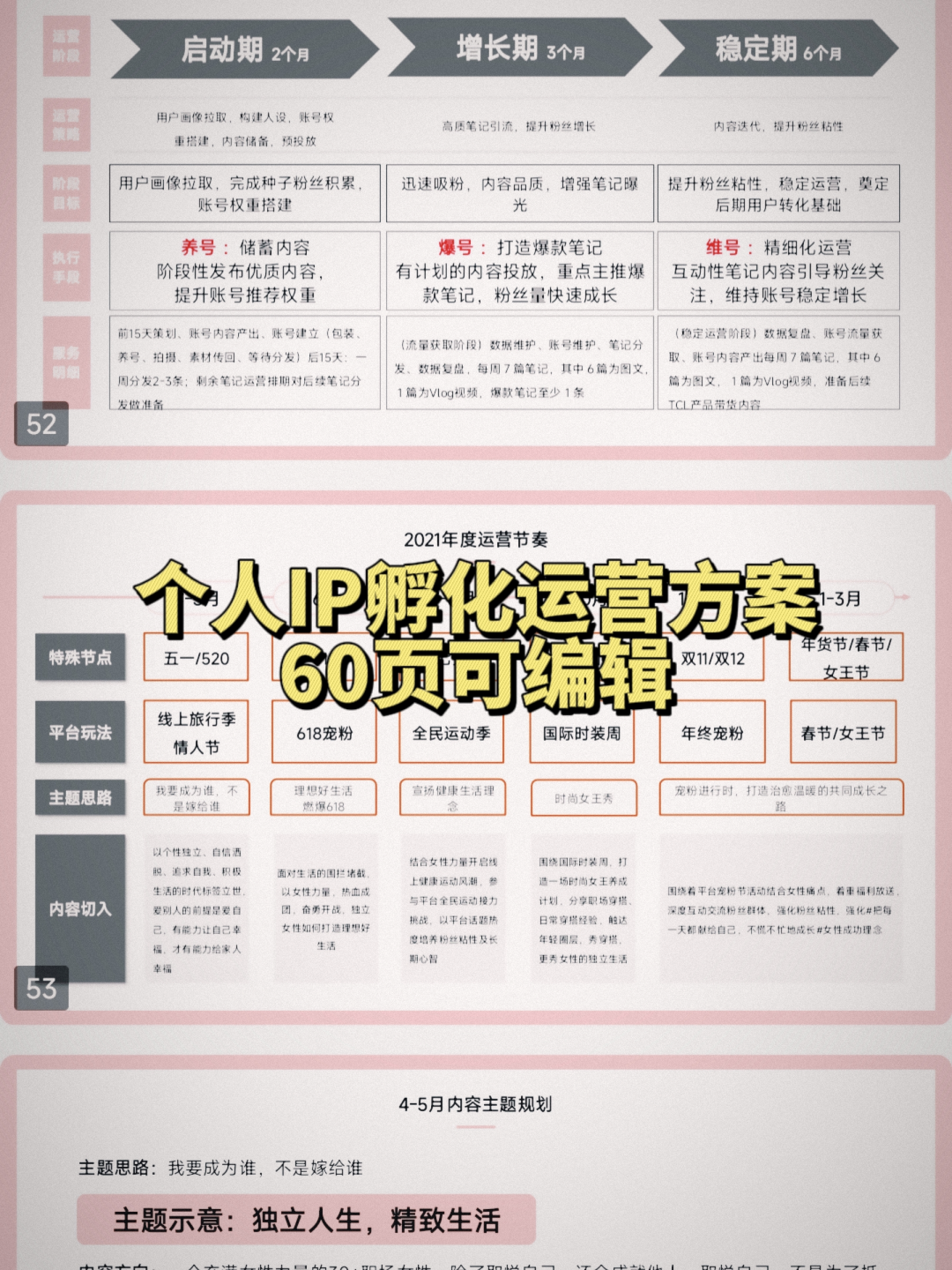 自媒体个人品牌IP策划打造孵化运营方案