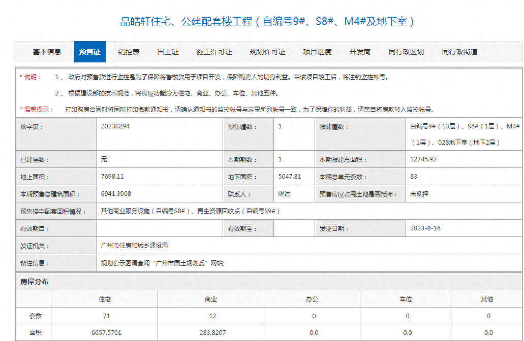 白云保利锦绣公馆83套房源获批入市