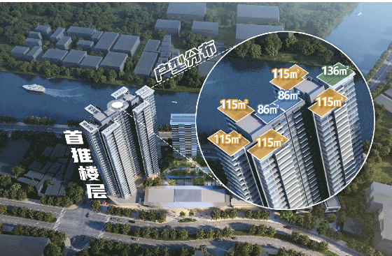 荔湾武汉城建保利花语和岸86-136平三至四房，能不能入手？