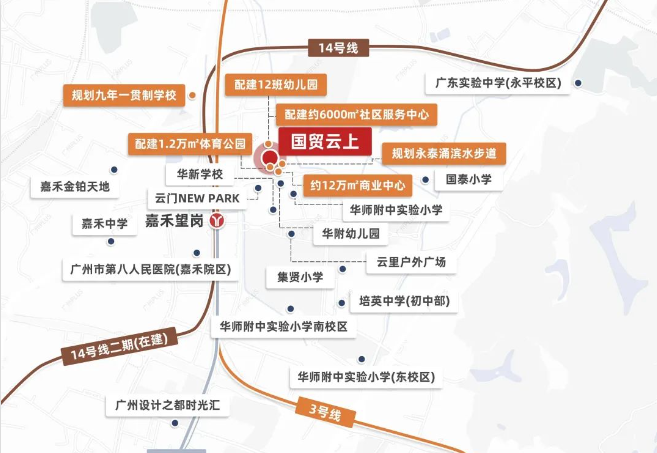 白云国贸云上在售户型85-143㎡，单价4.6万元/㎡！