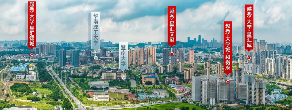 总价220万起，番禺越秀大学星汇锦城国庆有优惠！