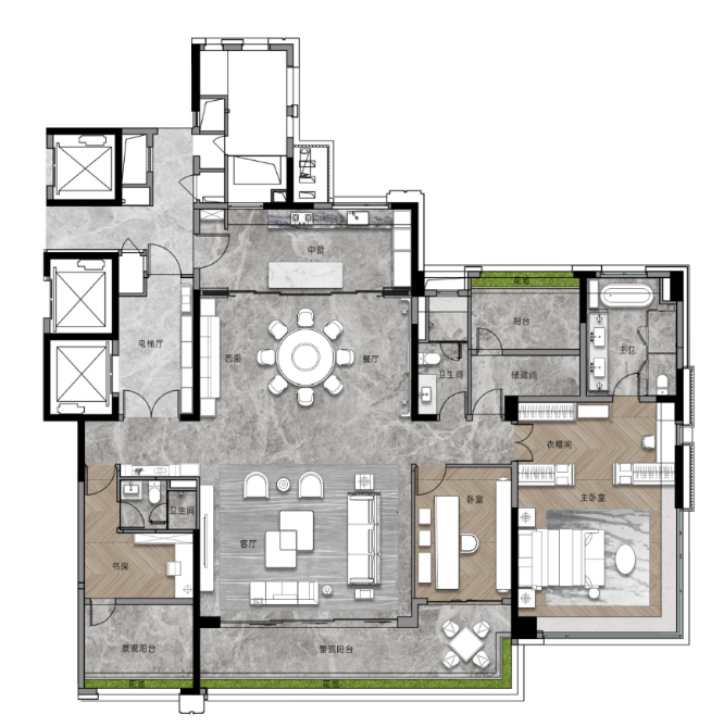 天河保利天瑞加推268㎡户型，究竟值不值得买?