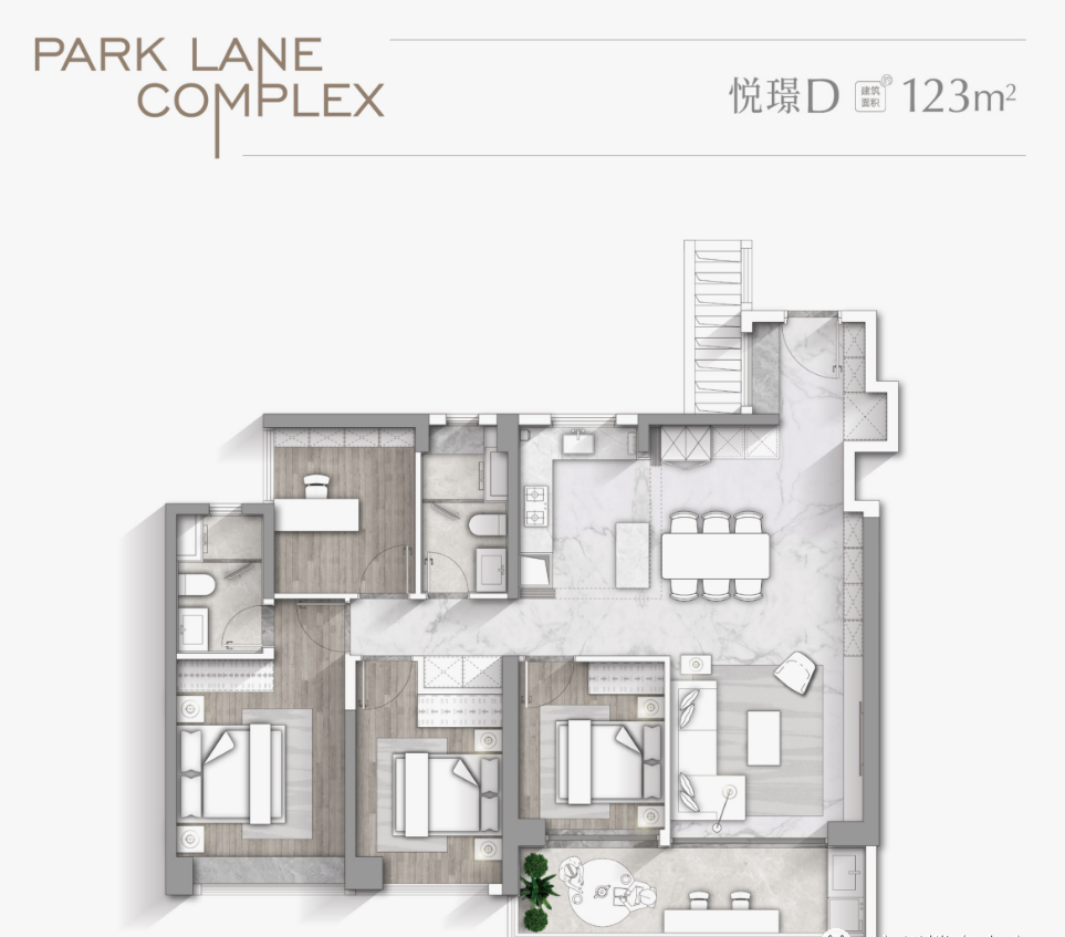 番禺长隆万博悦府加推3栋，在售户型123㎡~140㎡